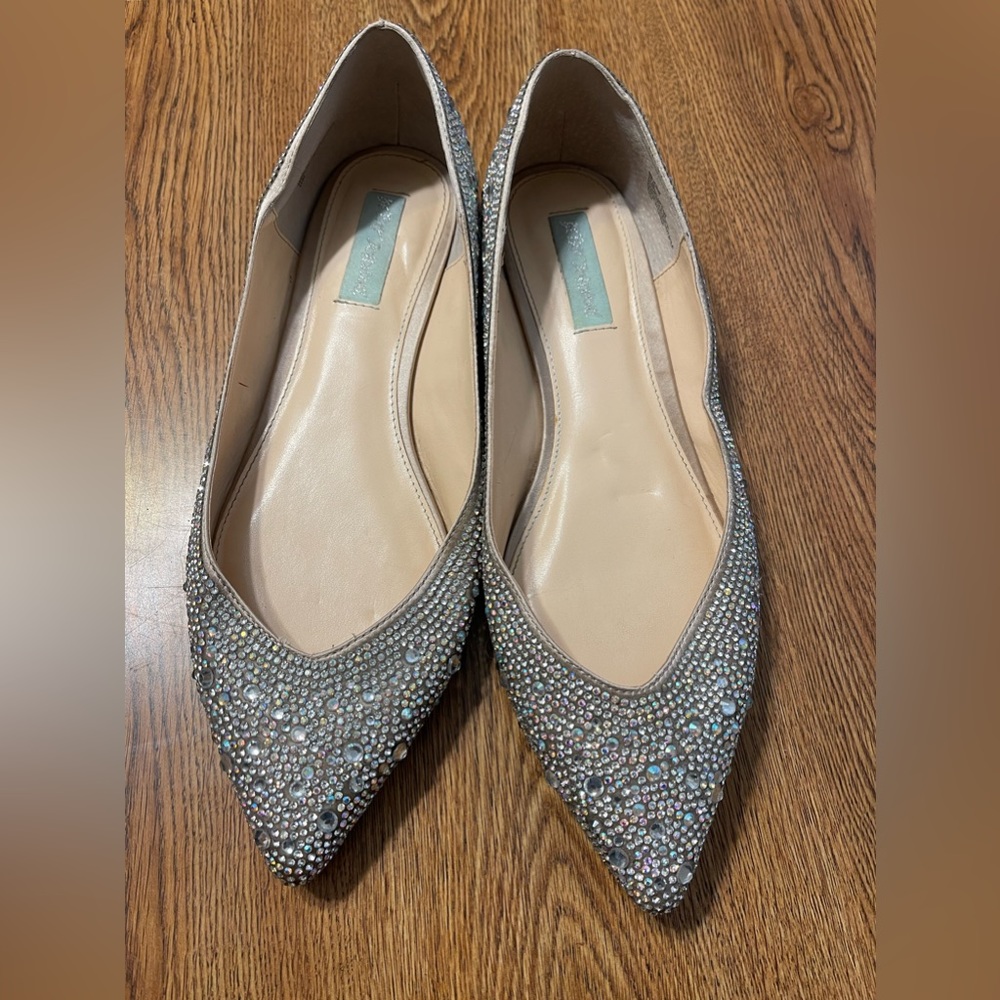Betsey Johnson Bridal Flats